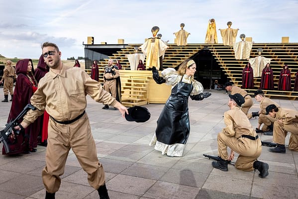Aida, Opera Hedeland, 2022, costume design: Gøje Rostrup, Photographer: Mikal Schlosser